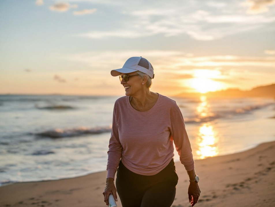 Person in dynamischer Bewegung
